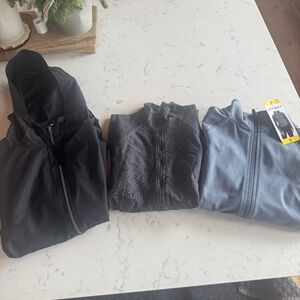 FABLETICS & JOCKEY WOMEN'S JACKETS BUNDLE OF 3 SIZE SMALL